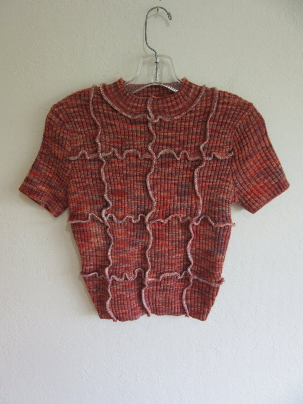 Gilded Intent Fall Theme Knit M Stretchy Sweater-NWT